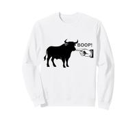 Diseño Boop The Angry Bull para Amantes de los Animales y Momentos Divertidos Sudadera