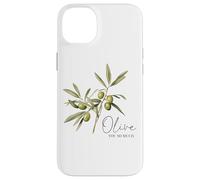 Diseño botánico Olive You So Much Carcasa para iPhone 14 Plus