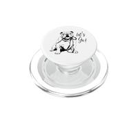 Diseño Bulldog Inglés Let's Go! - Diseño Bulldog Inglés PopSockets PopGrip para MagSafe