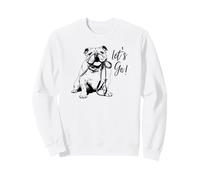 Diseño Bulldog Inglés Let's Go! - Diseño Bulldog Inglés Sudadera