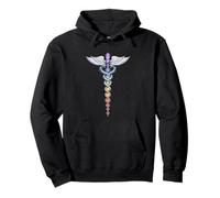 Diseño Caduceo Energía Chakra - Despertar Kundalini Sudadera con Capucha