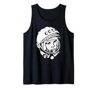 Diseño CCCP de Yuri Gagarin Camiseta sin Mangas