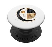 Diseño celestial para los fanáticos de la astronomía, astrología estrella PopSockets PopGrip Adhesivo