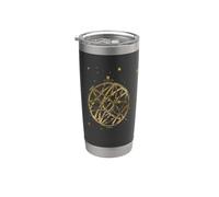 Diseño celestial para los fanáticos de la astronomía, astrología estrella Vaso térmico de acero inoxidable de doble pared