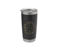 Diseño celestial para los fanáticos de la astronomía, astrología estrella Vaso térmico de acero inoxidable de doble pared