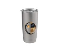 Diseño celestial para los fanáticos de la astronomía, astrología estrella Vaso térmico de acero inoxidable de doble pared