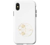 Diseño celestial para los fanáticos de la astronomía, la astrología, Ster Carcasa para iPhone X/XS