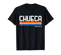 Diseño Chueca Madrid con bandera LGBT arcoíris Camiseta