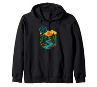 Diseño cinematográfico de Viaje por el r Sudadera con Capucha
