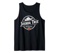 Diseño Circular de Joshua Tree California Camiseta sin Mangas