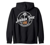 Diseño Circular de Joshua Tree California Sudadera con Capucha