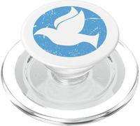 Diseño Circular Envejecido Vintage de Peace Dove PopSockets PopGrip para MagSafe