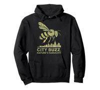 Diseño City Buzz Nature's Harmony Sudadera con Capucha