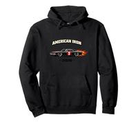 Diseño clásico de American Iron Muscle Car Sudadera con Capucha