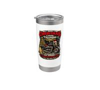 Diseño clásico de motocicleta All I Want for Christmas Vaso térmico de acero inoxidable de doble pared