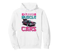 Diseño clásico de Muscle Car de los 80, Retro, Synthwave, para Amantes de los Coches Sudadera con Capucha