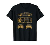 Diseño clásico de músculos, diseño de Coche Americano Vintage Camiseta