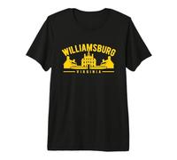 Diseño Colonial Williamsburg Virginia Camiseta Premium