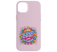 Diseño Colorido con Texto en inglés I Am Kind to Myself and Others Carcasa para iPhone 14 Plus