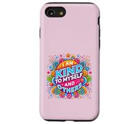 Diseño Colorido con Texto en inglés I Am Kind to Myself and Others Carcasa para iPhone SE (2020) / 7/8