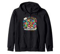 Diseño Colorido de inspiración para educadores de educación Especial Sudadera con Capucha
