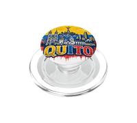 Diseño Colorido del Skyline de Quito para Amantes de la PopSockets PopGrip para MagSafe