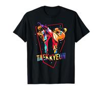 Diseño colorido Taekkyeon - Arte marcial coreana tradicional Camiseta