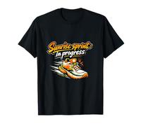 Diseño cómico de Zapatillas Nurse Night Shift Sunrise Sprint Camiseta