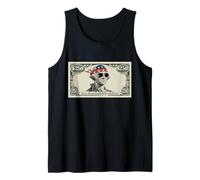 Diseño conmemorativo de Billete de dólar de 250 años George Washington Camiseta sin Mangas