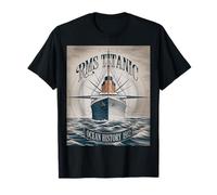 Diseño conmemorativo de la Historia oceánica del RMS Titanic 1912 Camiseta