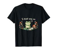 Diseño Cottagecore Kawaii Frog I Toad You So Camiseta