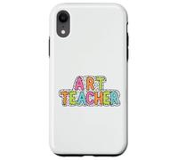 Diseño creativo del profesor de arte con letras coloridas Carcasa para iPhone XR