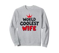 Diseño creativo familiar - Esposa más genial del mundo 1 - Diversión para fanáticos Sudadera