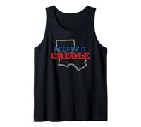 Diseño criollo Keepin' It con gráfico de Louisiana Camiseta sin Mangas