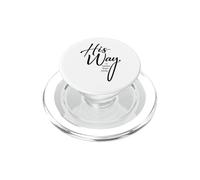Diseño Cristiano Inspirado en la fe His Way Is Better Than Mine PopSockets PopGrip para MagSafe