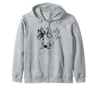 Diseño Dachshund Let's Go! - Happy Doxie Design Sudadera con Capucha