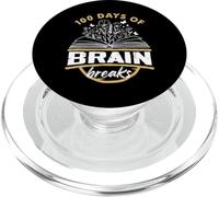 Diseño de 100 días de rupturas cerebrales PopSockets PopGrip para MagSafe