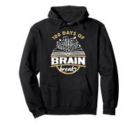 Diseño de 100 días de rupturas cerebrales Sudadera con Capucha