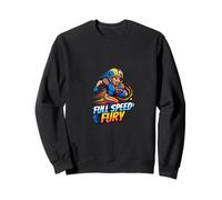 Diseño de acción de Jugador de fútbol Furia de Velocidad Completa Sudadera