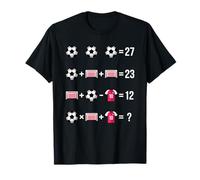 Diseño de acertijo de ecuación matemática de fútbol Resolver el Rompecabezas 67 Camiseta
