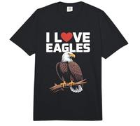 Diseño de águila Calva majestuosa I Love Eagles Comfort Colors Adult Heavyweight T-Shirt