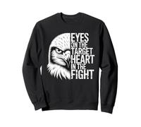 Diseño de águila con Cita Motivacional Sudadera