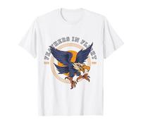 Diseño de águila en Vuelo con Texto Vintage Camiseta