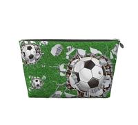 Diseño de Agujeros de balón de fútbol., Bolsa de artículos de tocador Bolsa de Maquillaje Bolsa de cosméticos Bolsa de artículos de tocador de Viaje portátil