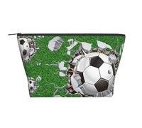 Diseño de Agujeros de balón de fútbol., Bolsa de artículos de tocador Bolsa de Maquillaje Bolsa de cosméticos Bolsa de artículos de tocador de Viaje portátil
