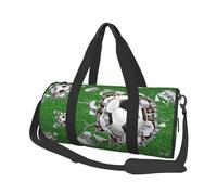 Diseño de Agujeros de balón de fútbol., Bolsa de Viaje de Gran Capacidad, Bolso Redondo, Bolsa de Viaje Deportiva, Bolsa de Mano, Bolsa de Fitness