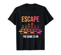 Diseño de ajedrez de Escape: el Juego está en Marcha Camiseta
