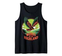 Diseño de alas del águila de Las Tierras Altas - Vintage al Aire Camiseta sin Mangas