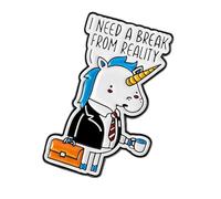 Diseño de aleación de unicornios, cierre seguro para uso diario y fiestas, diseño de aleación de unicornios, cierre seguro