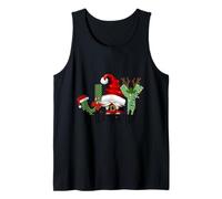 DISEÑO DE ALEGRÍA AL Mundo, Sombrero DE Santa, Cuentas. Diversión navideña Camiseta sin Mangas